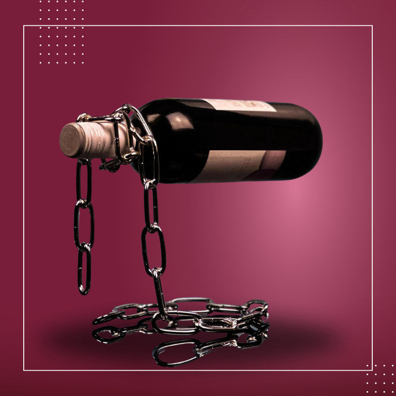 VinoLev™ Viral Chain Bottle Holder