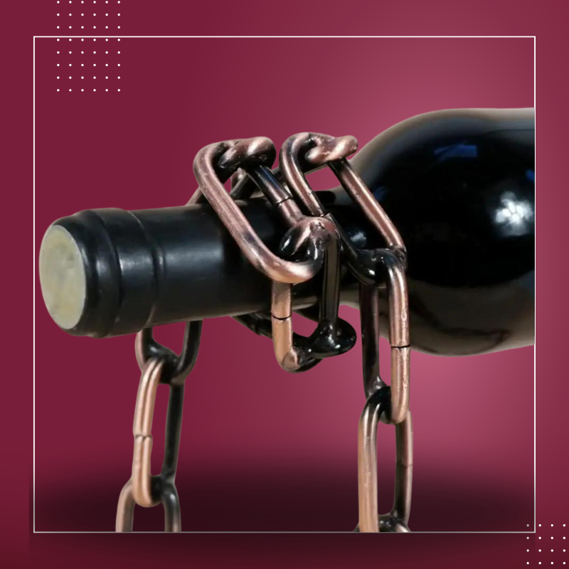 VinoLev™ Viral Chain Bottle Holder